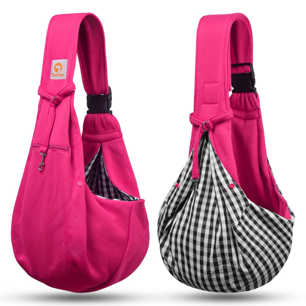 Tomkas Bandolera capacidad para 3-10 libras en perros pequeños.