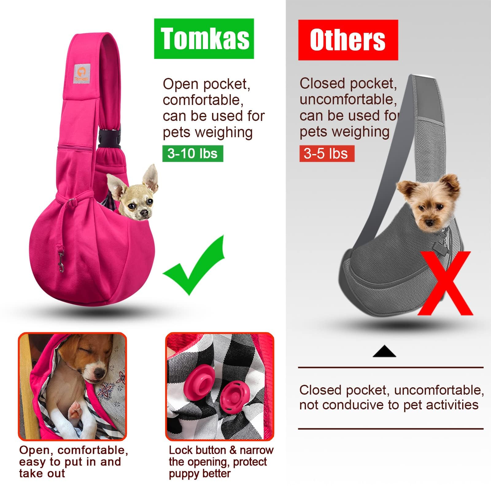 Tomkas Bandolera diseño con bolsillos internos para organización.