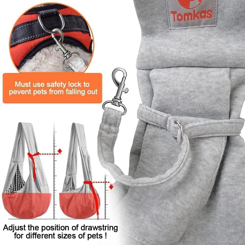 TOMKAS Sling hebilla de seguridad para evitar salidas peligrosas.