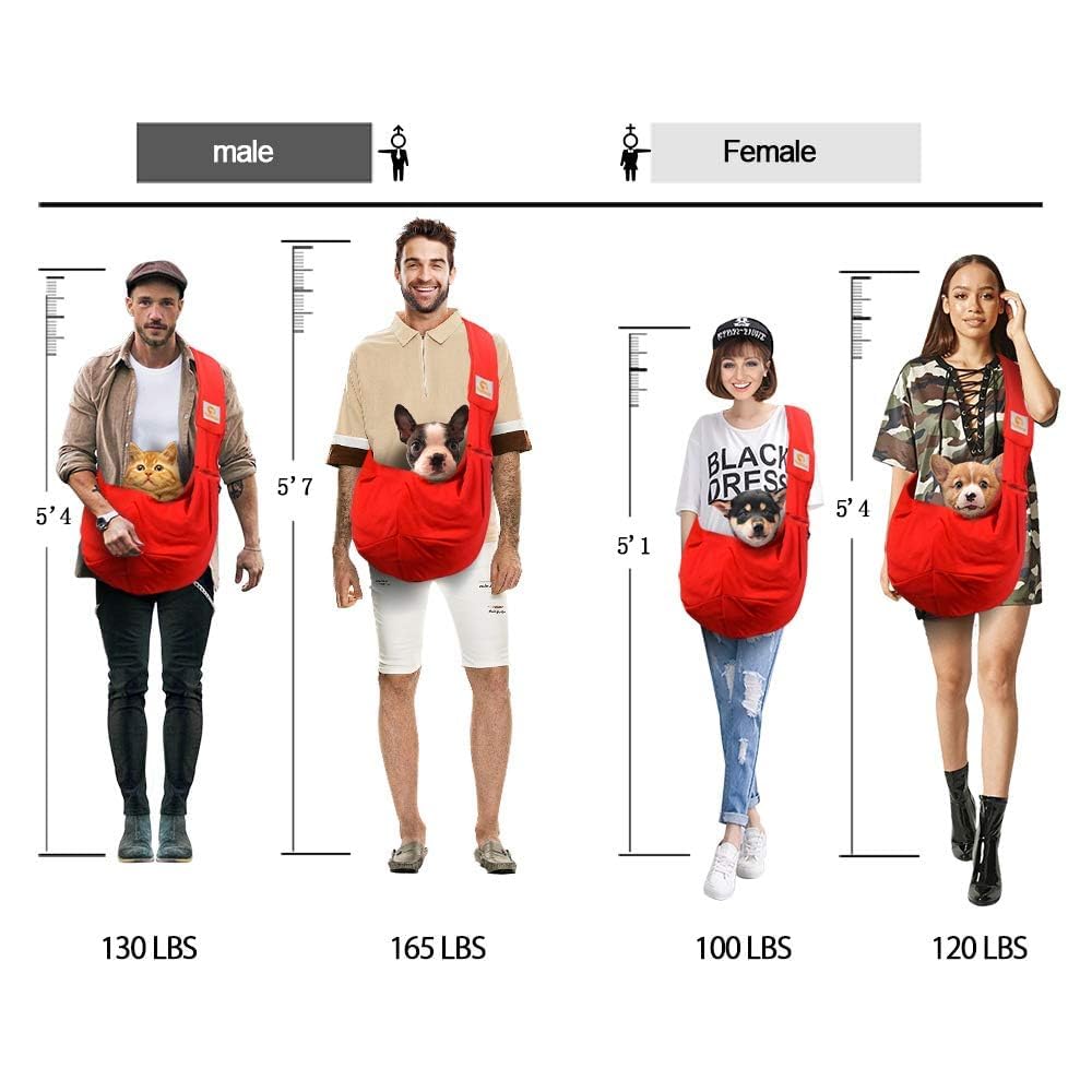 Uso diario TOMKAS sling en la calle, paseo cómodo