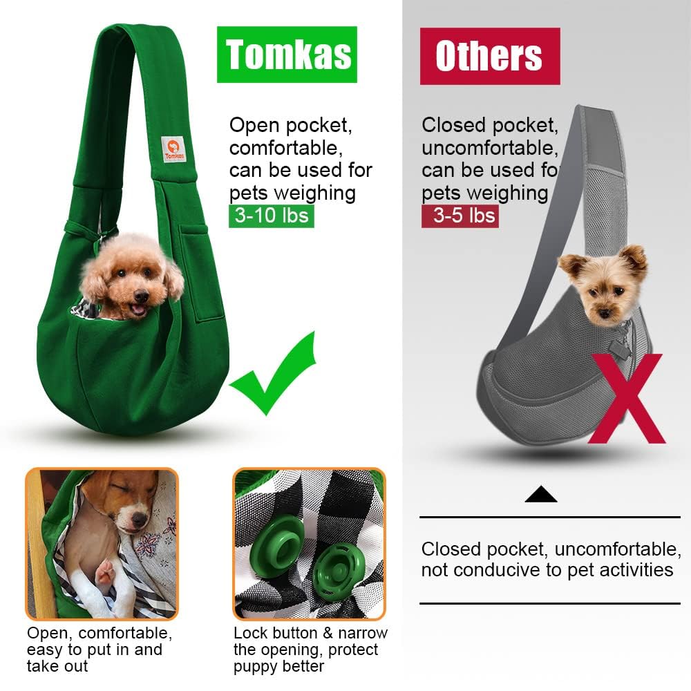 TOMKAS diseño compacto verde esmeralda facilita acercar a tu mascota.