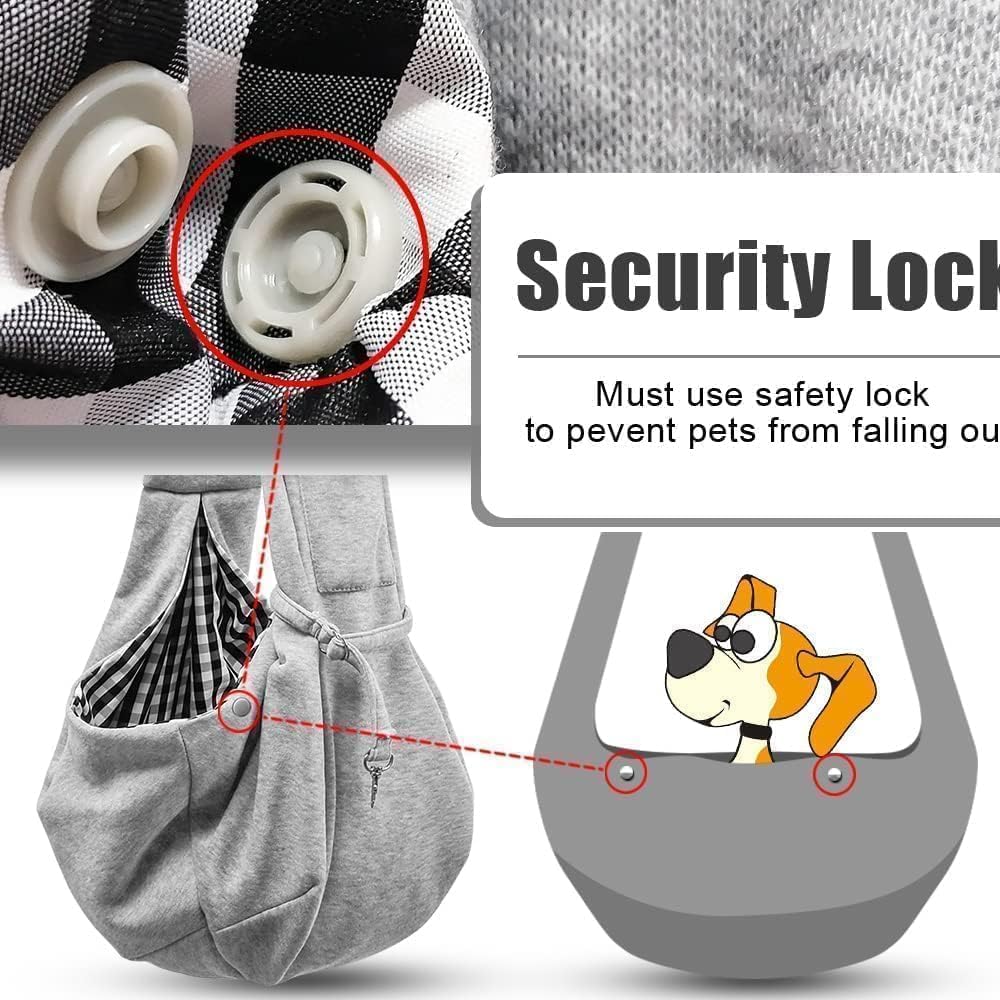 TOMKAS Sling uso diario ideal para paseos y visitas al veterinario.