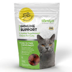 Tomlyn lisina para gatos, caja de 30 unidades, apoyo diario para un sistema inmune.