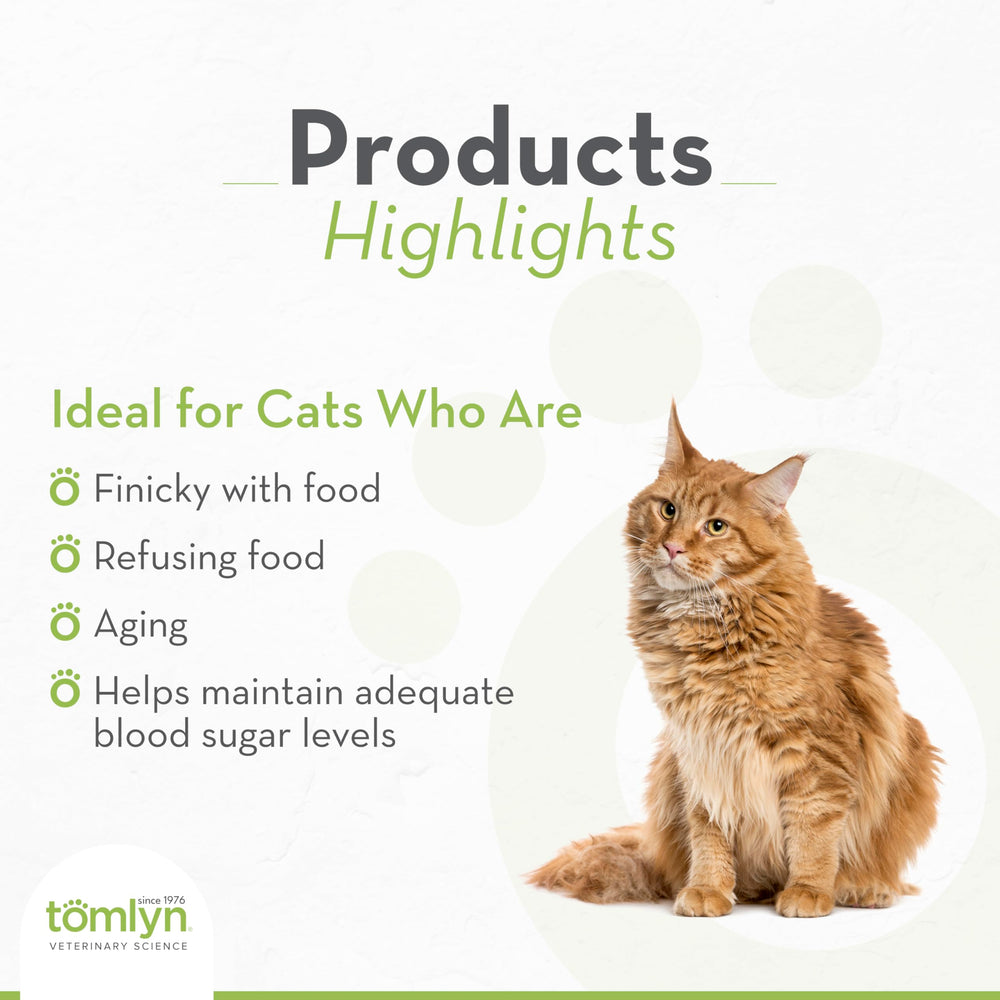 Tomlyn Nutri-Cal gel para gatos, uso sencillo para alimentar diariamente.