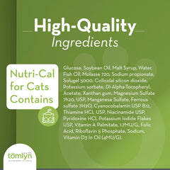 Tomlyn Nutri-Cal gel para gatos, energía extra para días activos.