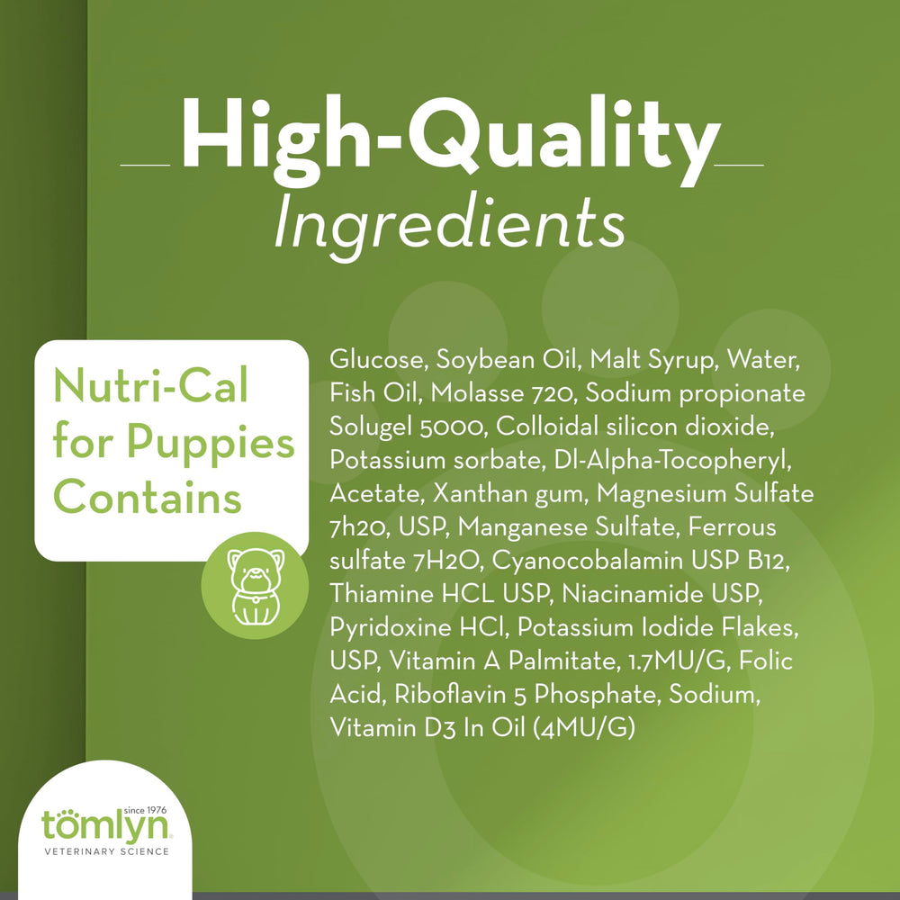 Tomlyn Nutri-Cal omega-3-6-9 para cachorros cuida piel y pelaje