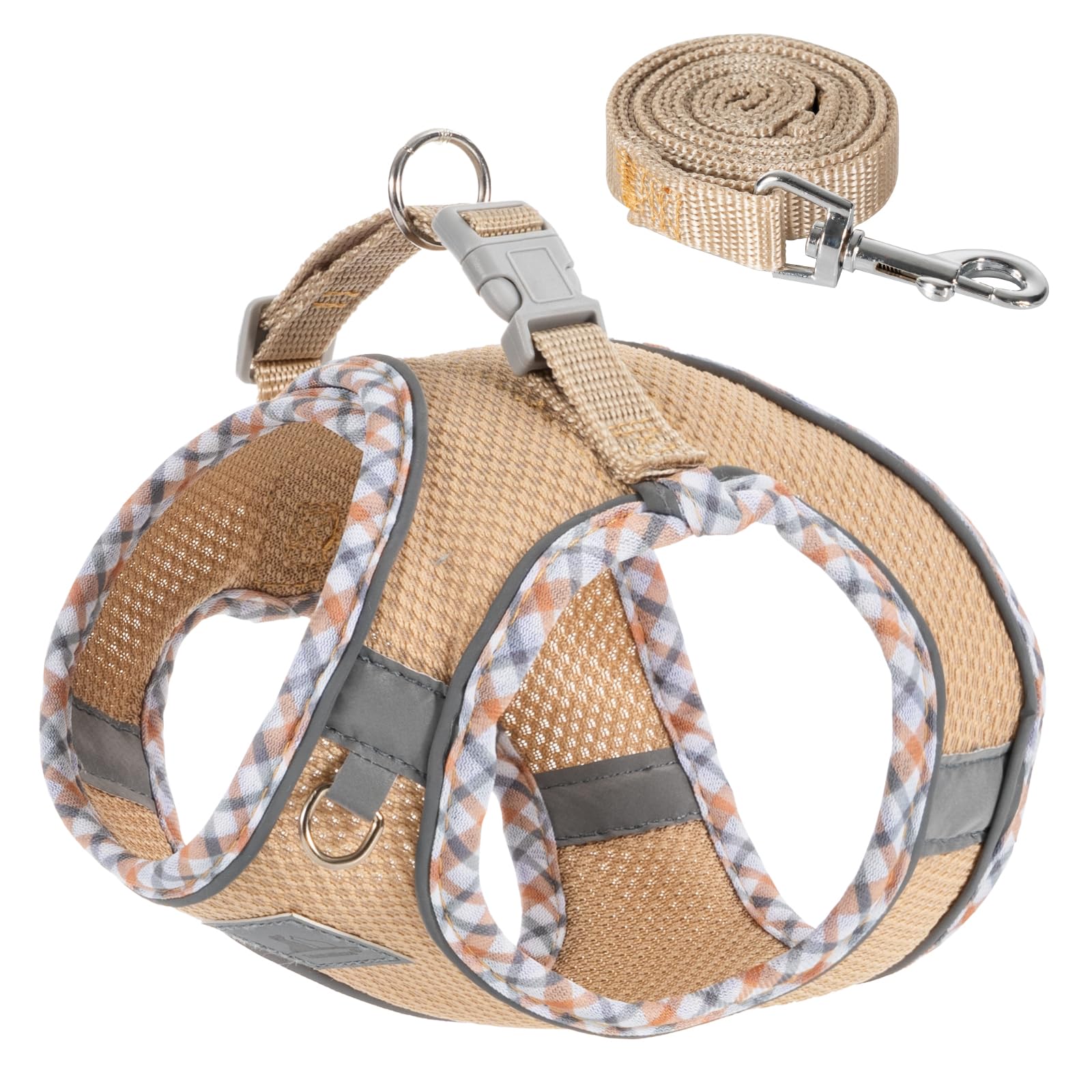TomteNisse arnés para perro con diseño de paso para ponérselo rápidamente.