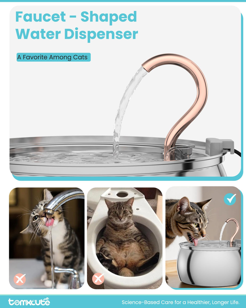 Tomxcute gran capacidad 4l, menos recargas para hogares ocupados.