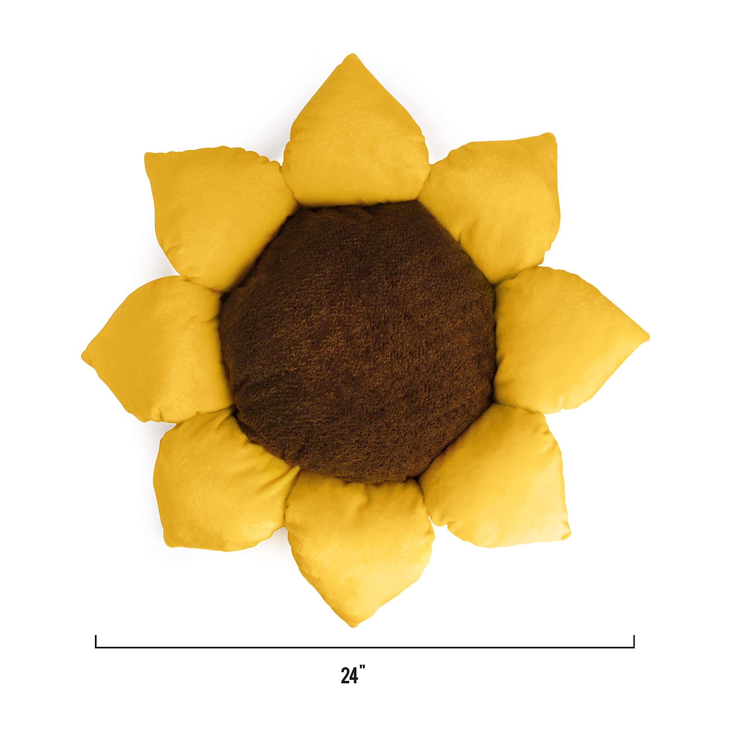 Detalle girasol TONBO añade estilo natural a la habitación.