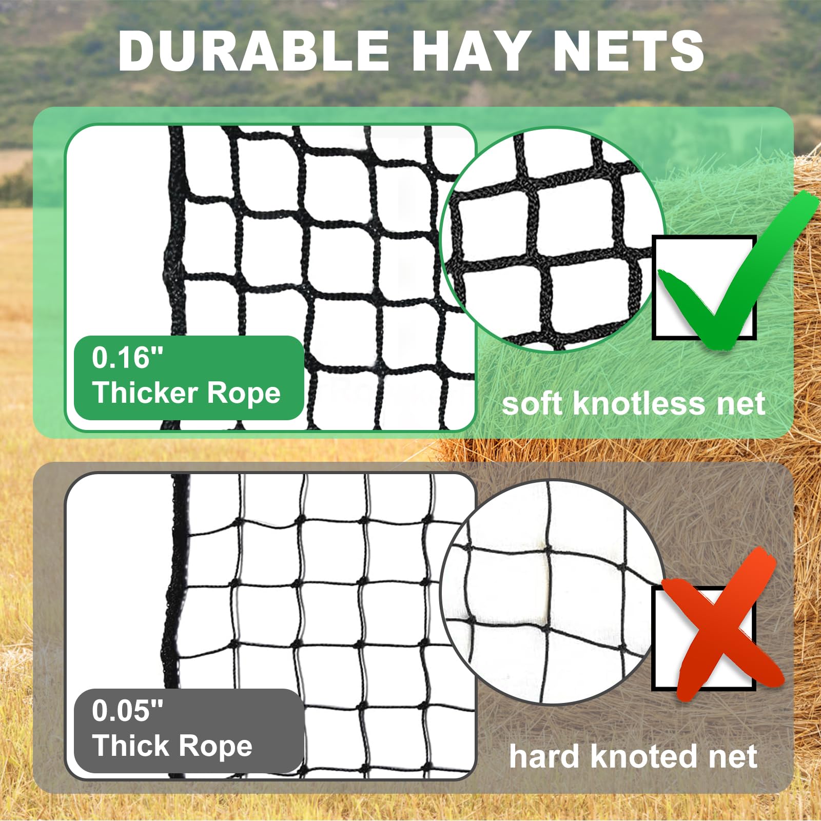 Tongmo heno duradero, material de alta resistencia para interior y exterior