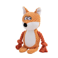 TONYFY Juguete para perro con ladrido y crinkle para estimular juego.