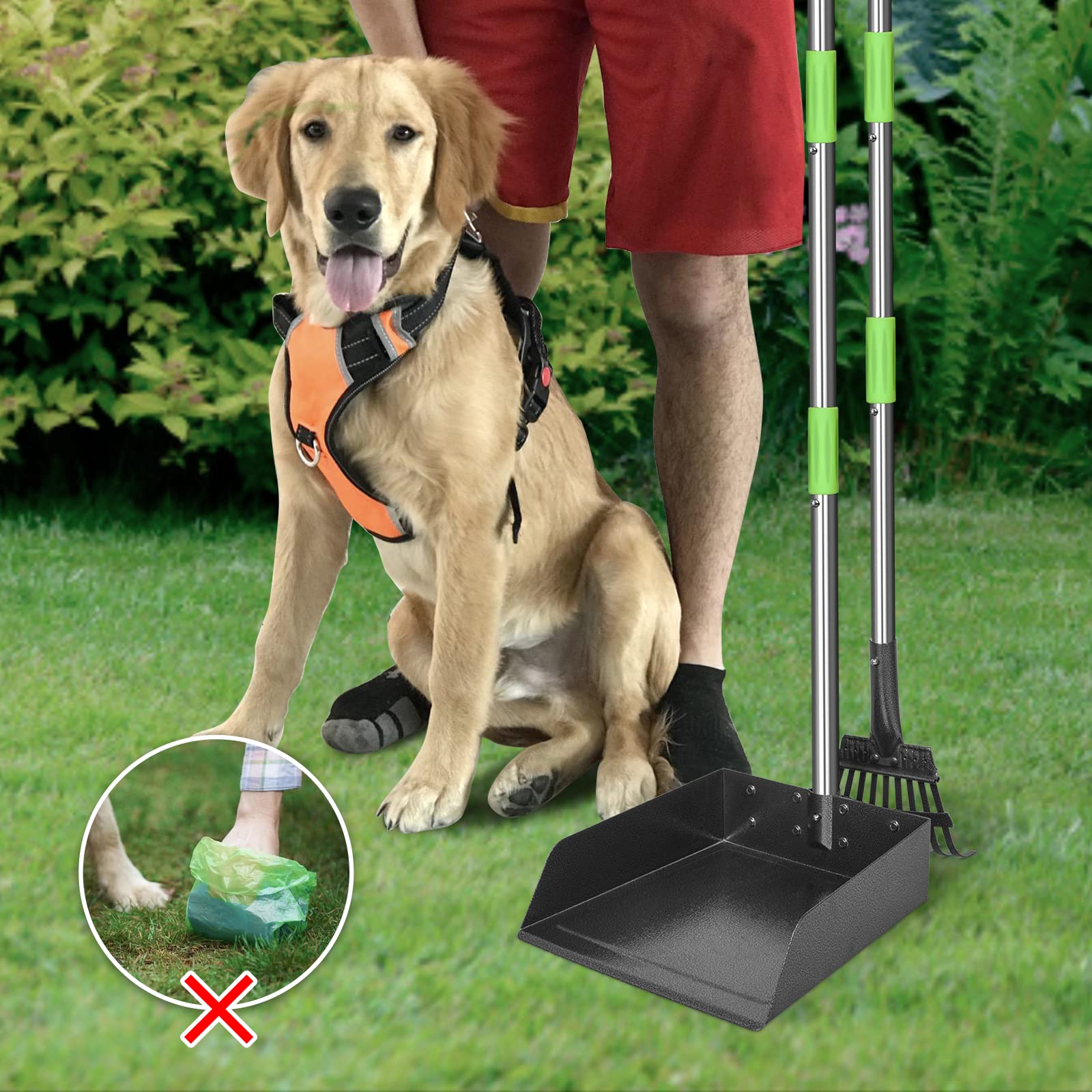 TOOGE: uso multipropósito para recoger desechos del jardín.