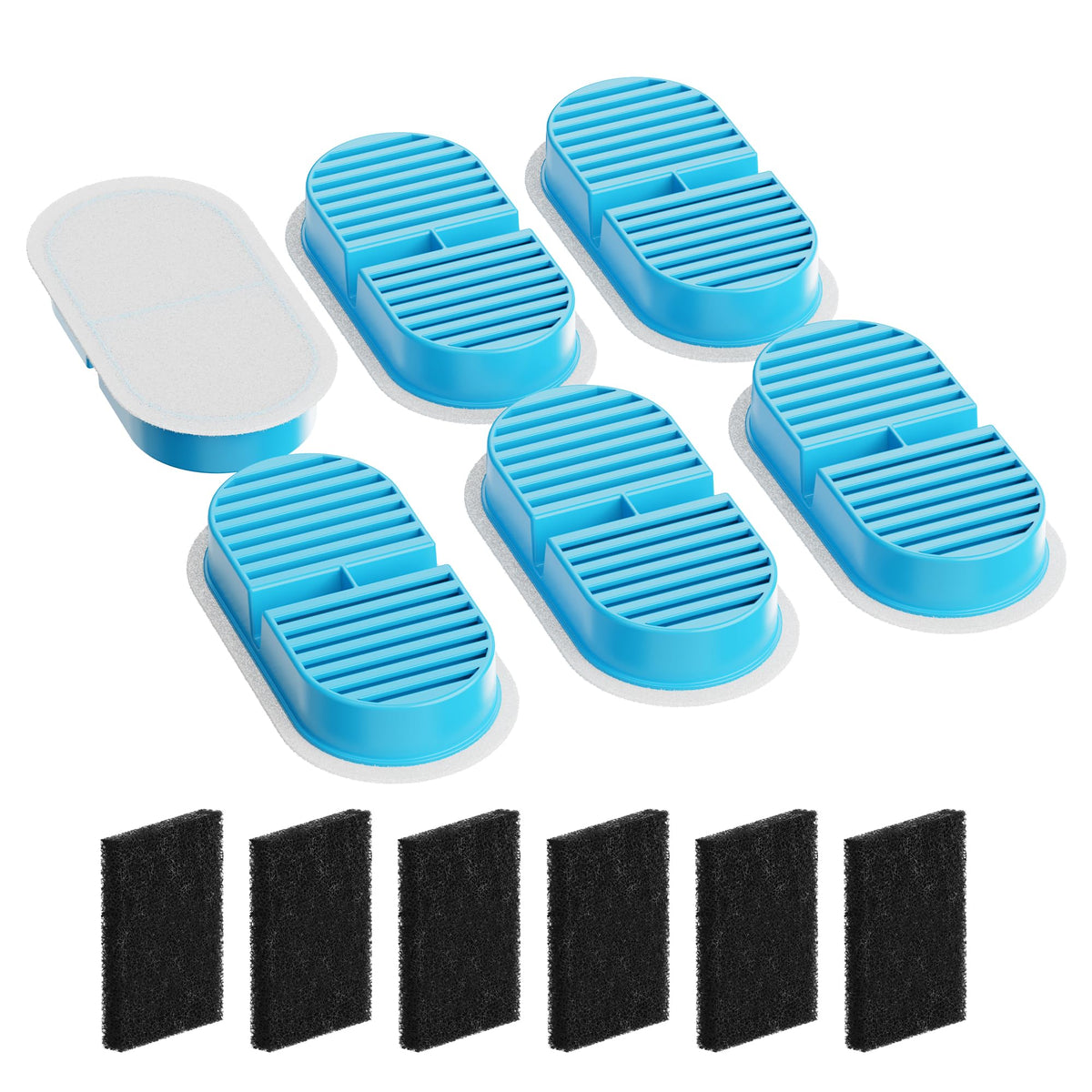 Filtros de TOONIOOS para fuente de agua de gatos W2, reducen olores y purifican el agua