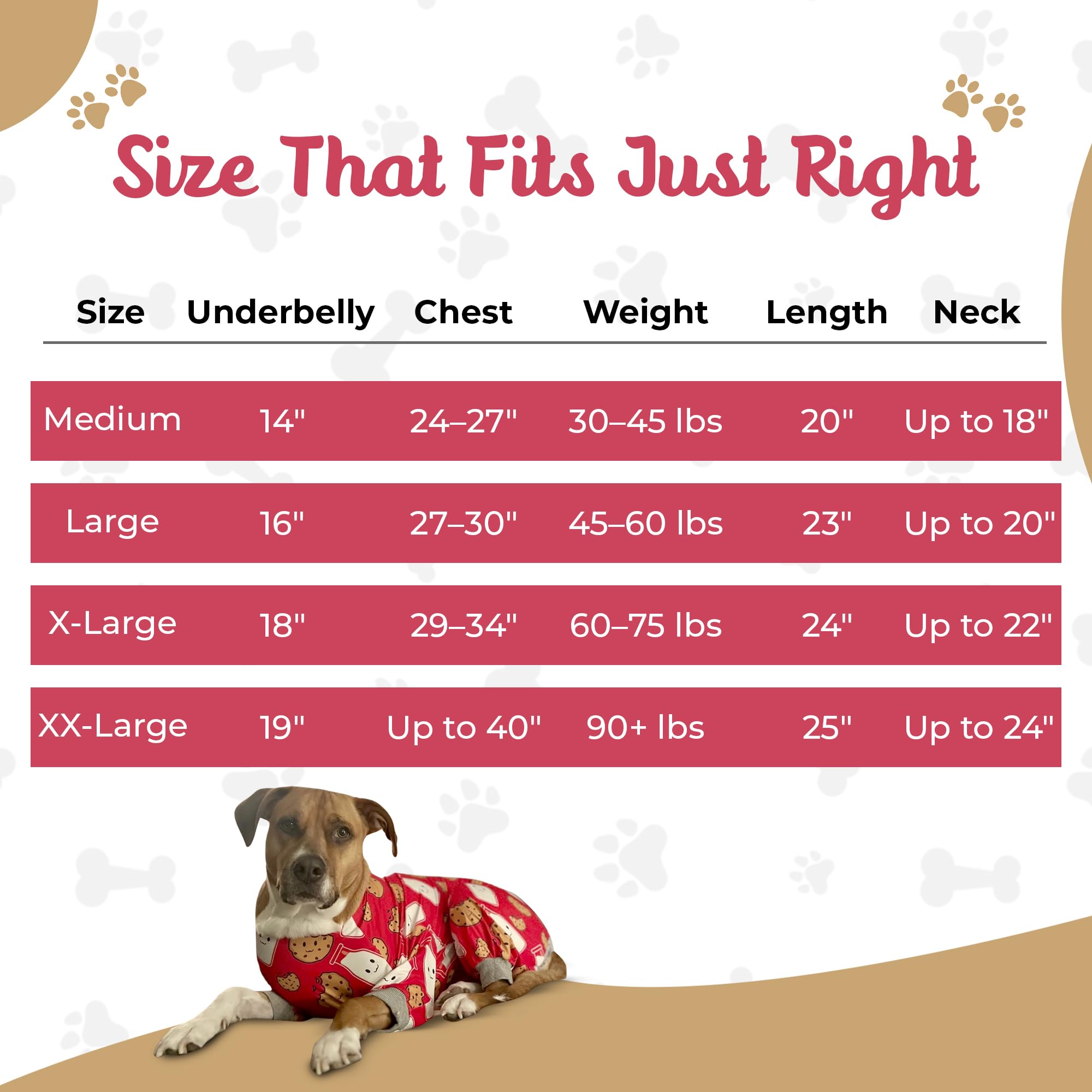 Tooth & Honey Pijama Pitbull, estampado leche y galleta en frente