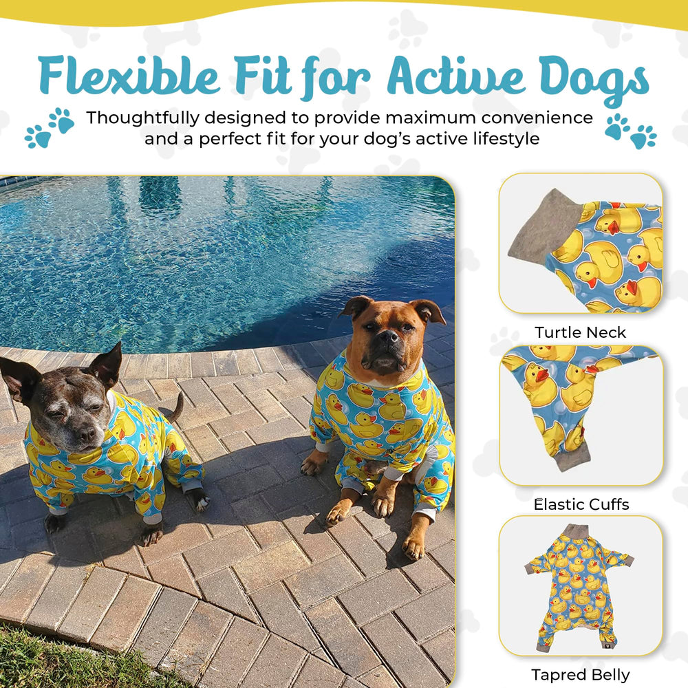 Tooth & Honey Pit Bull Pajamas costuras reforzadas: durabilidad para pecho ancho