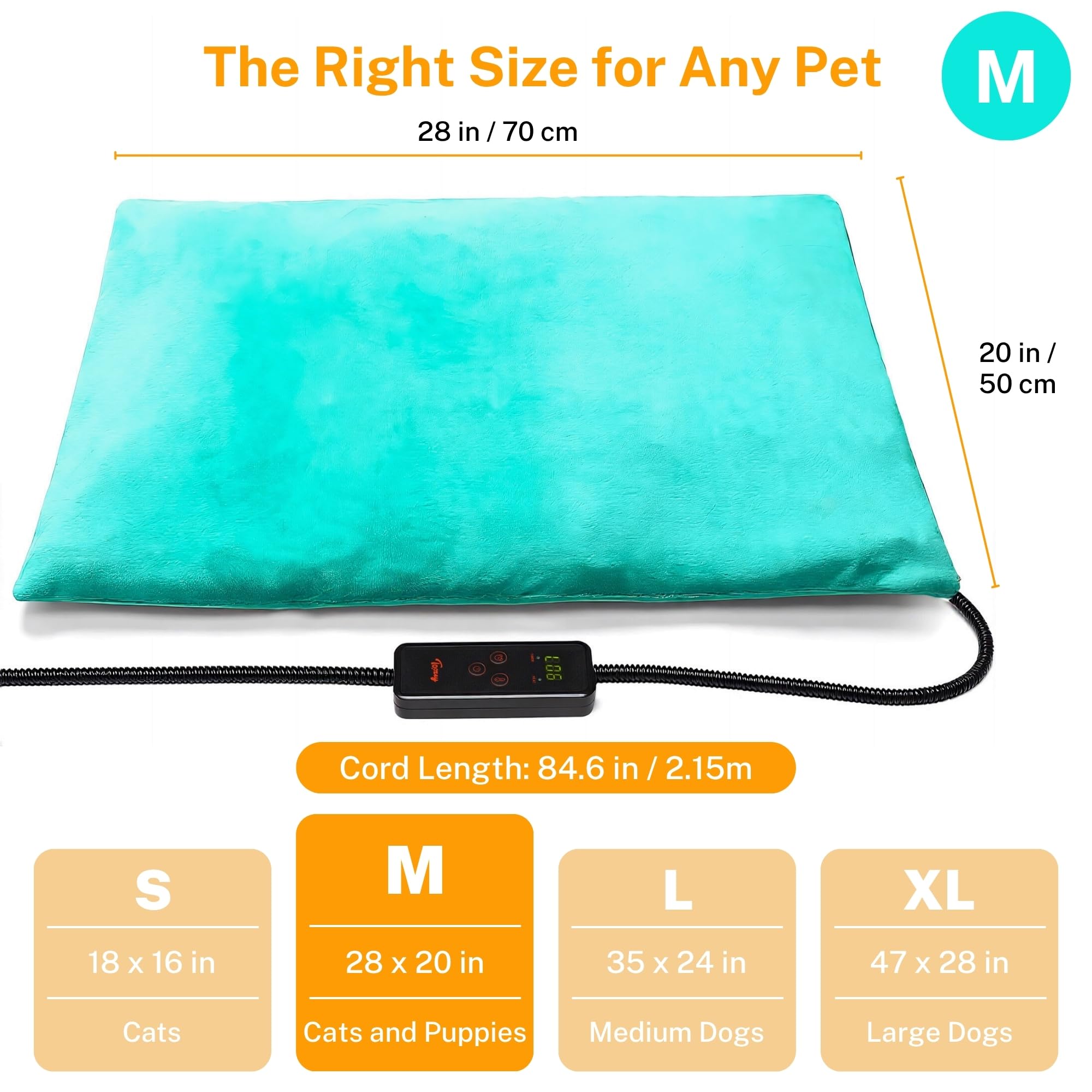 Toozey funda impermeable lavable para almohadilla de calor