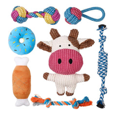 Toozey juguetes perro pequeño peluche sonoro para juegos interactivos seguros.