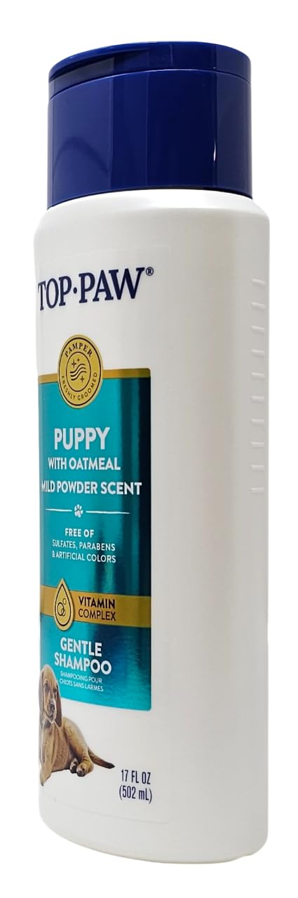 Top Paw champú cachorro cuidado-del-pelaje: piel suave y saludable