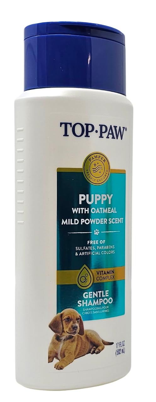 Top Paw champú cachorro espuma suave: pelaje limpio y suave