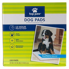 Top Paw tapetes absorbentes para perros ofrecen protección interior y control de olores.