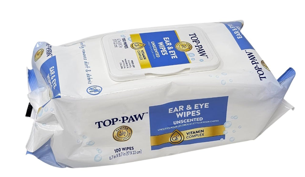 TOP PAW: toallita de tamaño 6.7x8.7 pulgadas para limpieza.