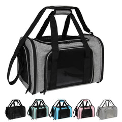 Top Tasta transportín exterior gris y negro, diseño duradero para uso diario