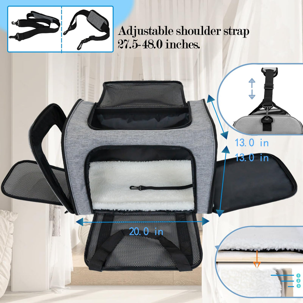 Top Tasta transportín con estructura metálica monobloque para seguridad
