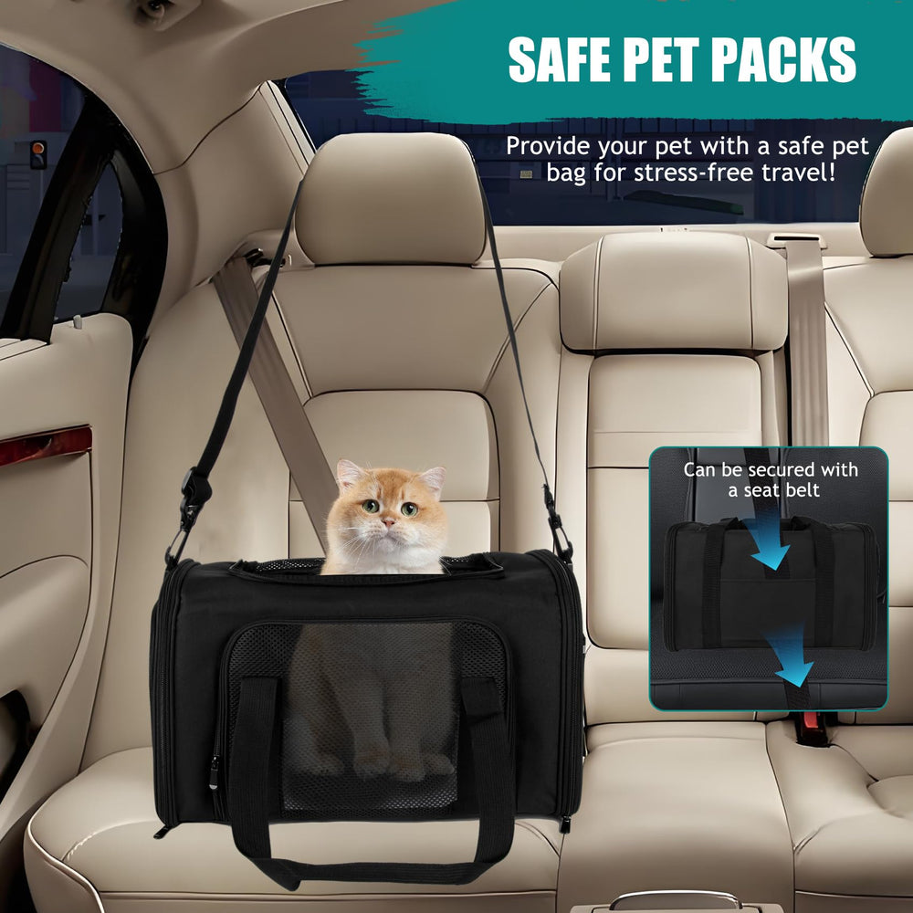 Top tasta portador soporta mascotas hasta nueve kilos con seguridad.
