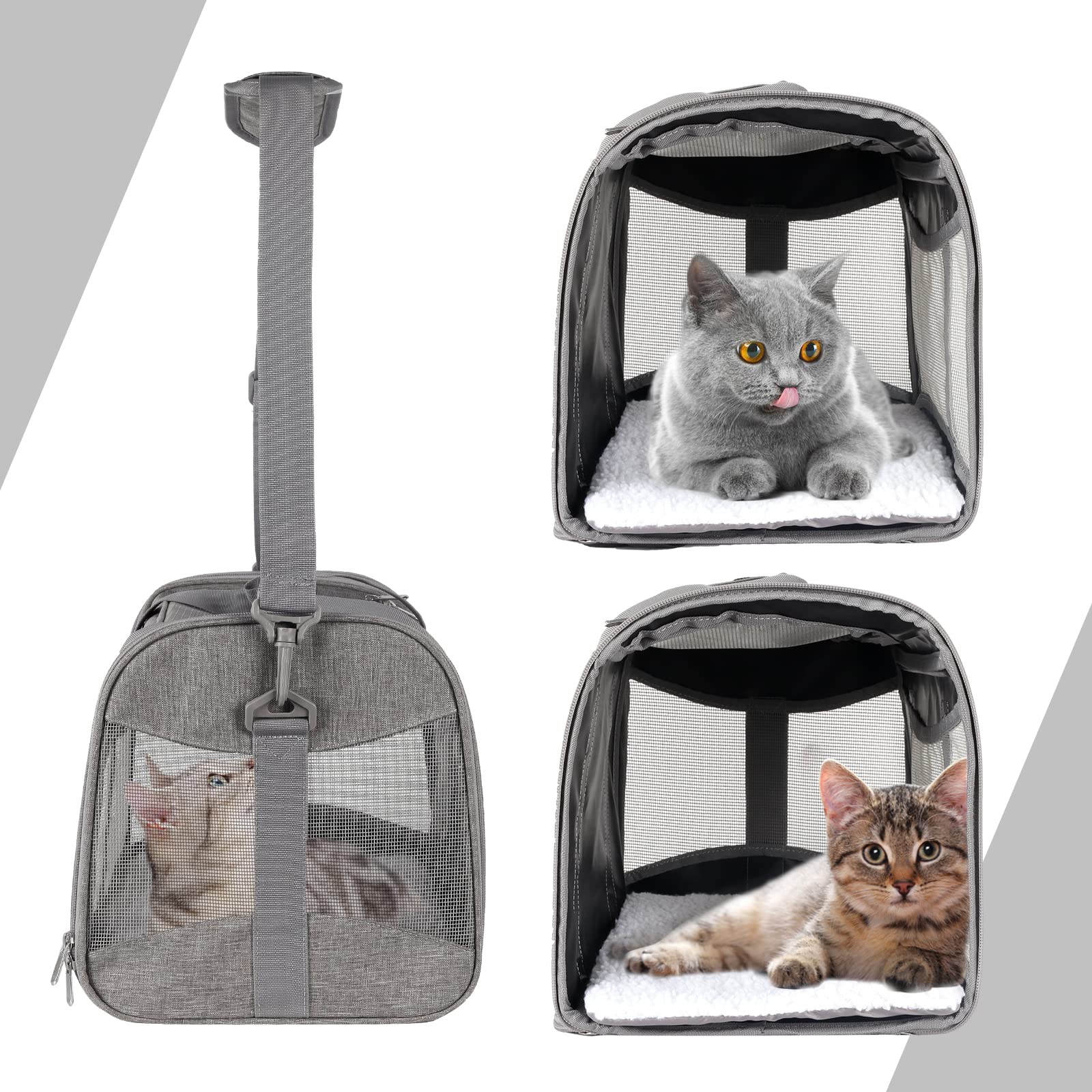 Top Tasta rejilla-nylon-ventilacion, ventilación eficiente para la comodidad de tu mascota.