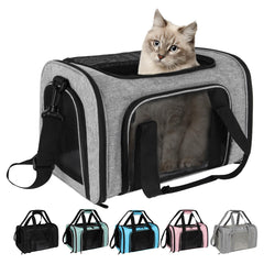 Top tasta Transportín para perros y gatos, material resistente para viajes seguros