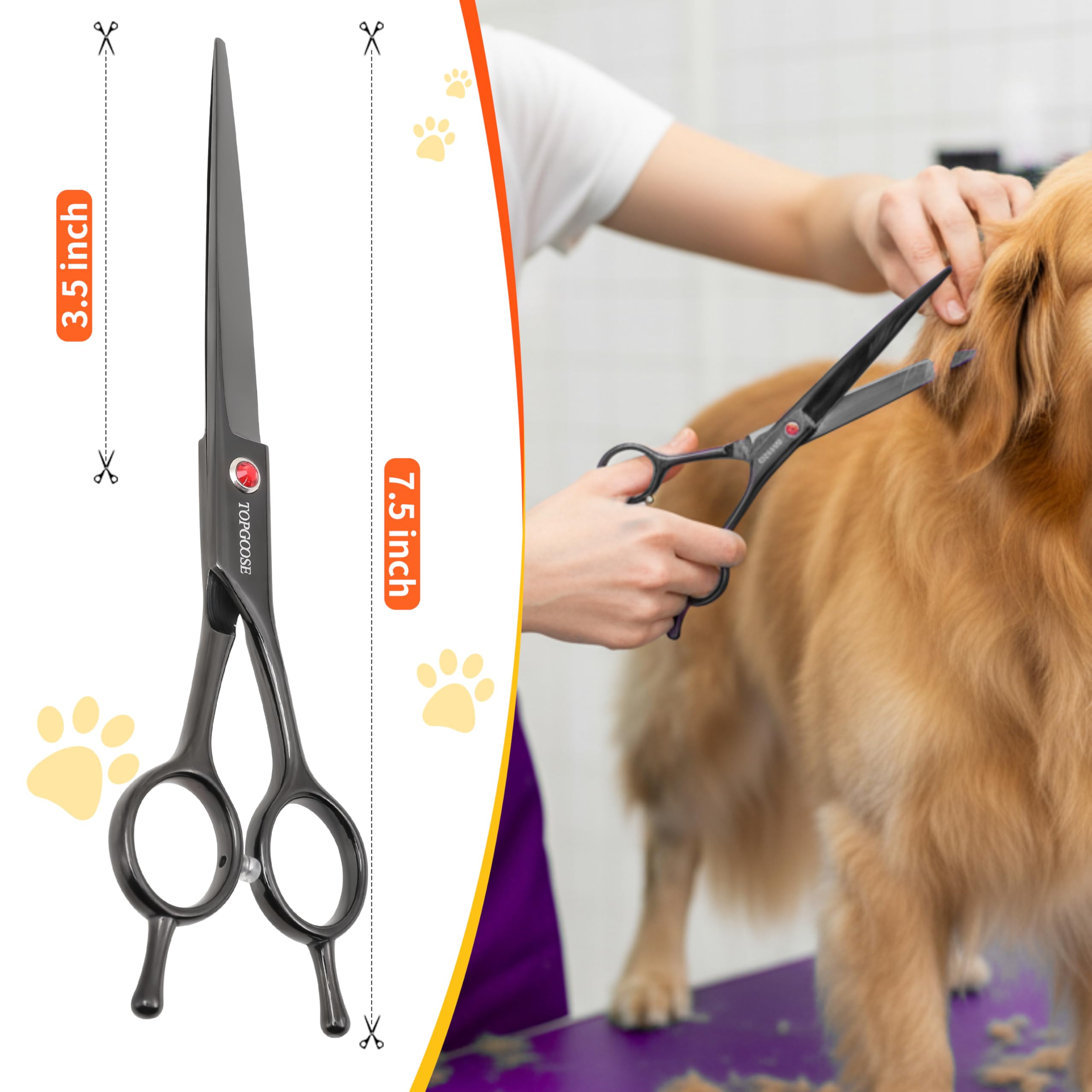 TopGoose kit incluye paño de limpieza y caja para cuidado de mascotas.