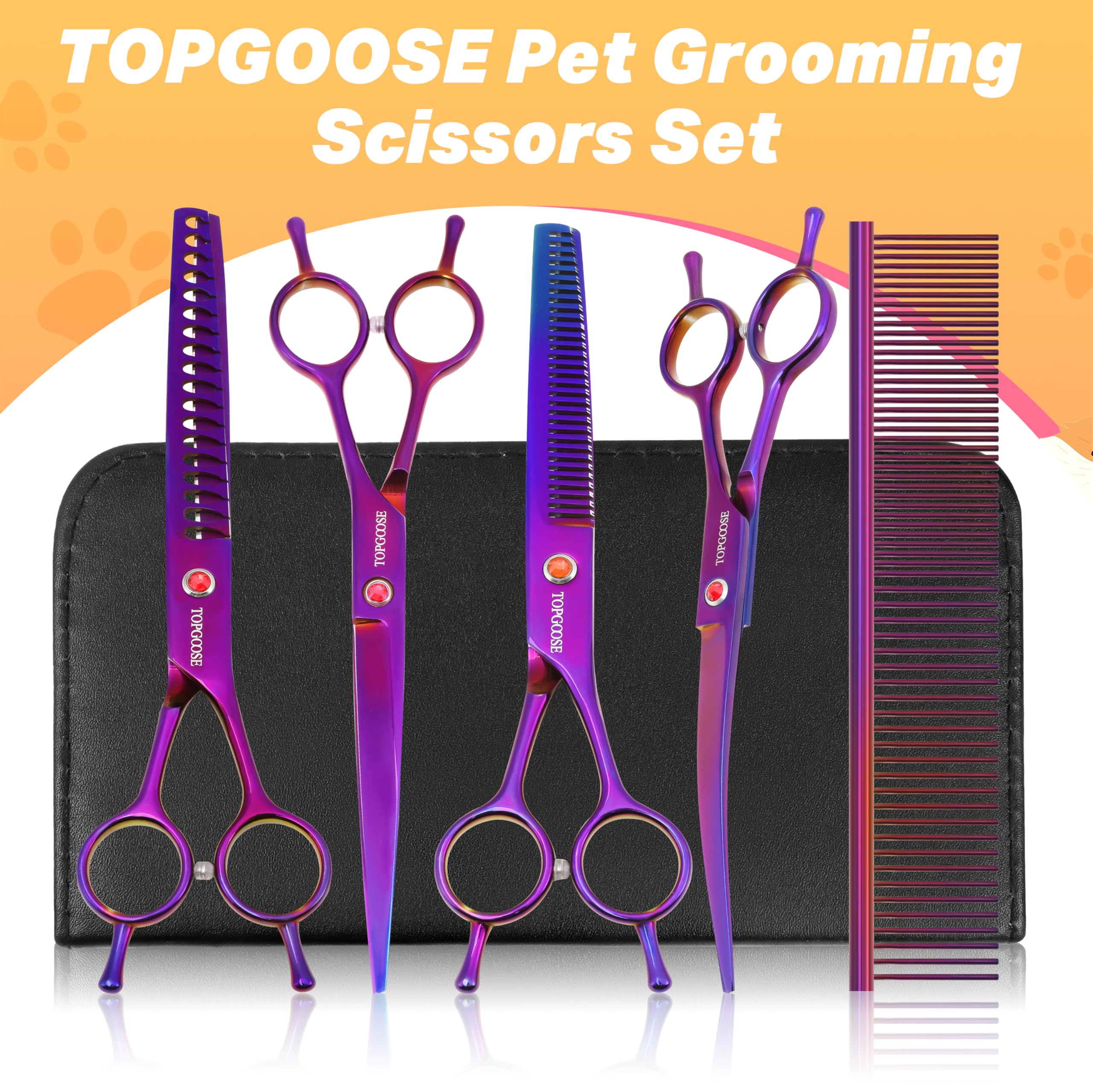 TOPGOOSE tornillo de ajuste, tijeras adaptables a distintos grosores