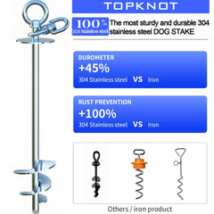 TopKnot dispositivo giratorio 360 para evitar enredos y tensión uniforme