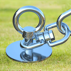 TOPKNOT perno de sujeción para perros acero inoxidable 304, alta durabilidad al aire libre.