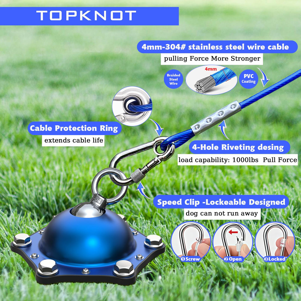 TopKnot protección de cable con recubrimiento TPR protege durabilidad