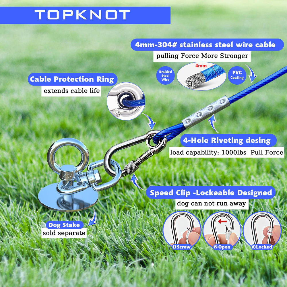 Topknot: perfecta para exteriores y camping con perros grandes