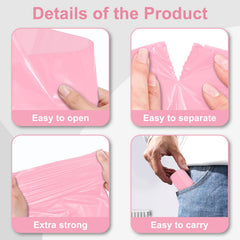 Toplive bolsas antiolor para excrementos en color rosa, uso diario seguro.