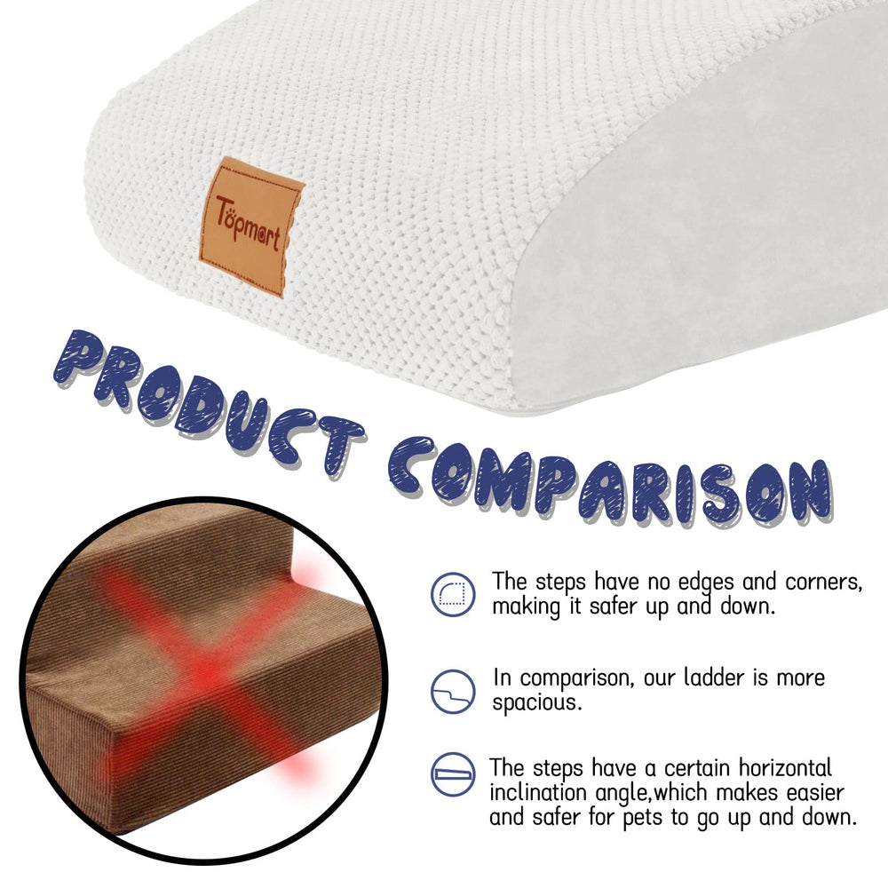 Topmart espuma de alta densidad conserva forma y suavidad con uso diario.