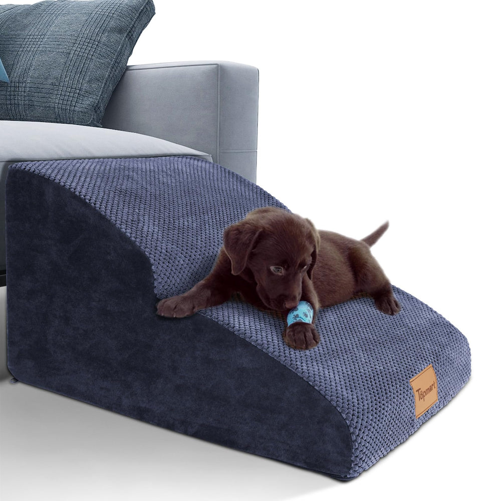 Topmart rampa para perro con espuma de alta densidad y funda impermeable para uso diario