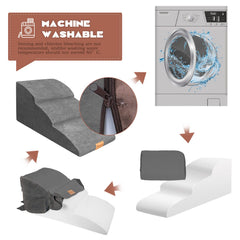 Topmart rampa con funda impermeable y lavable para limpieza fácil