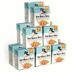 Top Shelf Dog: ingredientes frescos con pollo, quinoa y zanahoria para una dieta natural