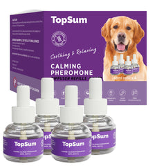 TopSum difusor calmante para perro encendido en enchufe crea ambiente sereno