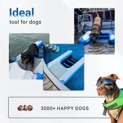 Toriexon rampa para perros, superficie duradera y resistente a pinchazos para uso prolongado.
