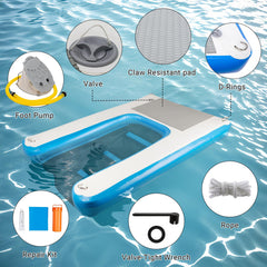 Toriexon rampa para uso en piscina, lago o playa, versátil para distintas aguas.