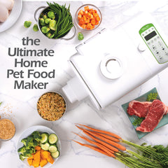 Total Pet Kitchen destaca su capacidad de 4,5 cuartos para porciones múltiples.