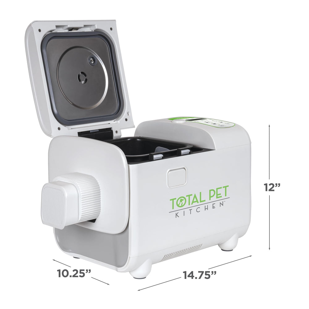 Total Pet Kitchen utiliza materiales seguros para alimentos y sin BPA.