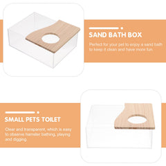 Fácil limpieza con la caja de arena Totority, ideal para casa y tienda.