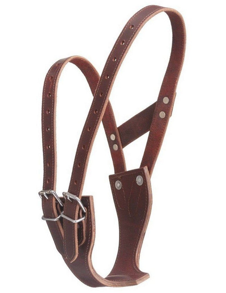 Tough1 collar de cuero Crib Be Gone para evitar cribbing y mantener la comodidad diaria.