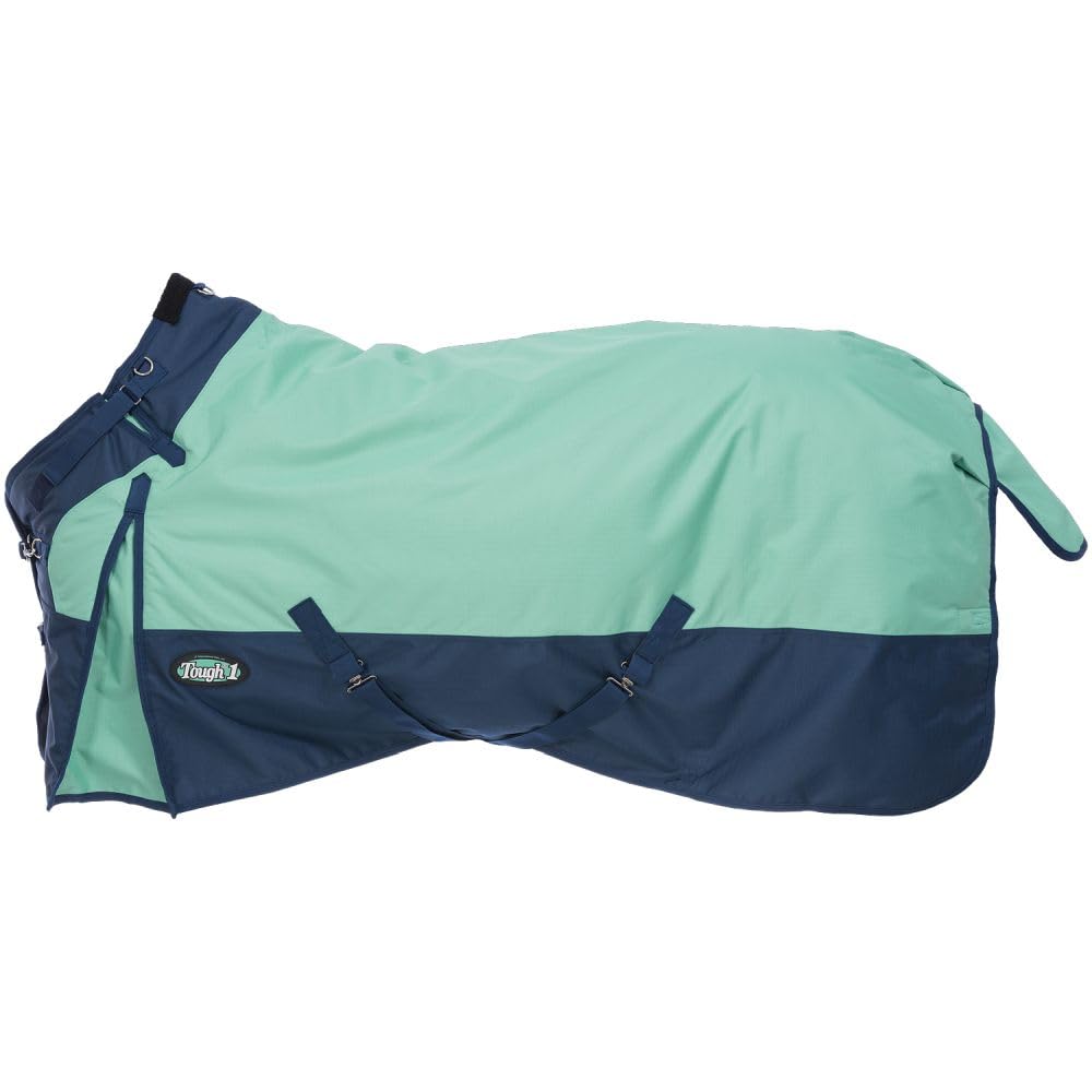 Tough1 Snuggit Turnout 300g en color vidrio marino, protección contra frío y lluvia para caballos.