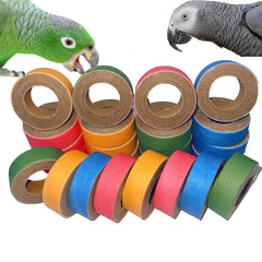 ToughRight bagels gruesos para loros, anillos duraderos para morder.
